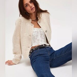NWT FREE PEOPLE TSARINA JACKET 🤍🤍